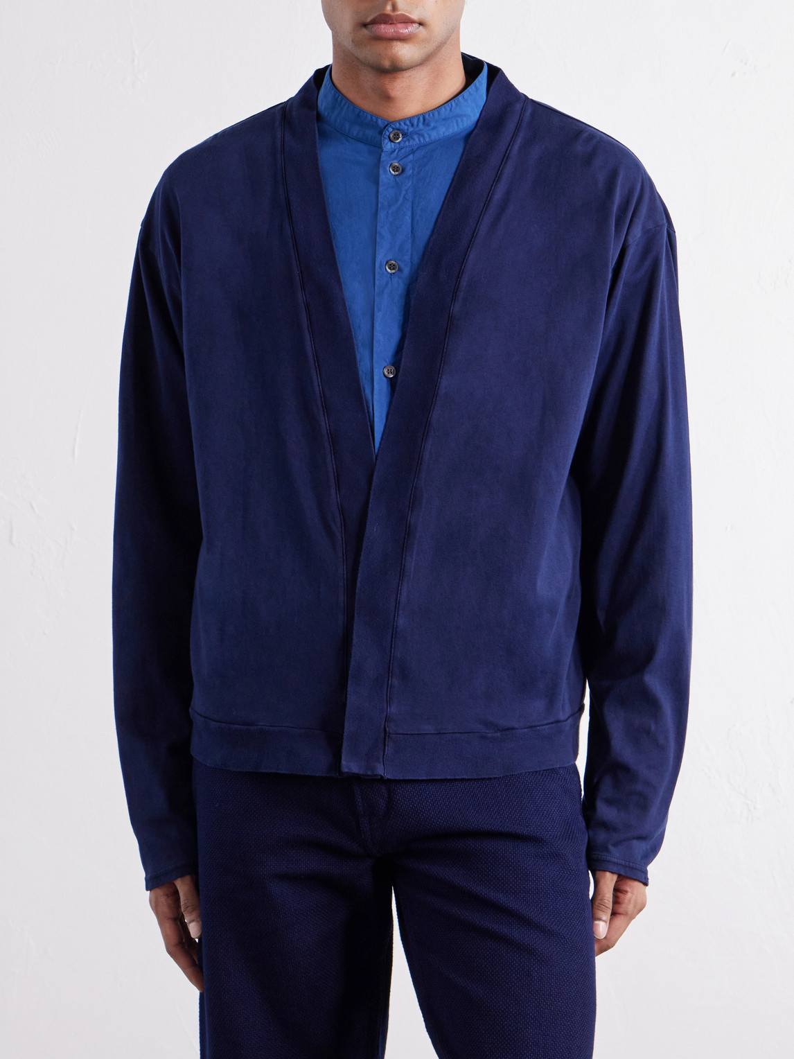 Cotton-Jersey Cardigan