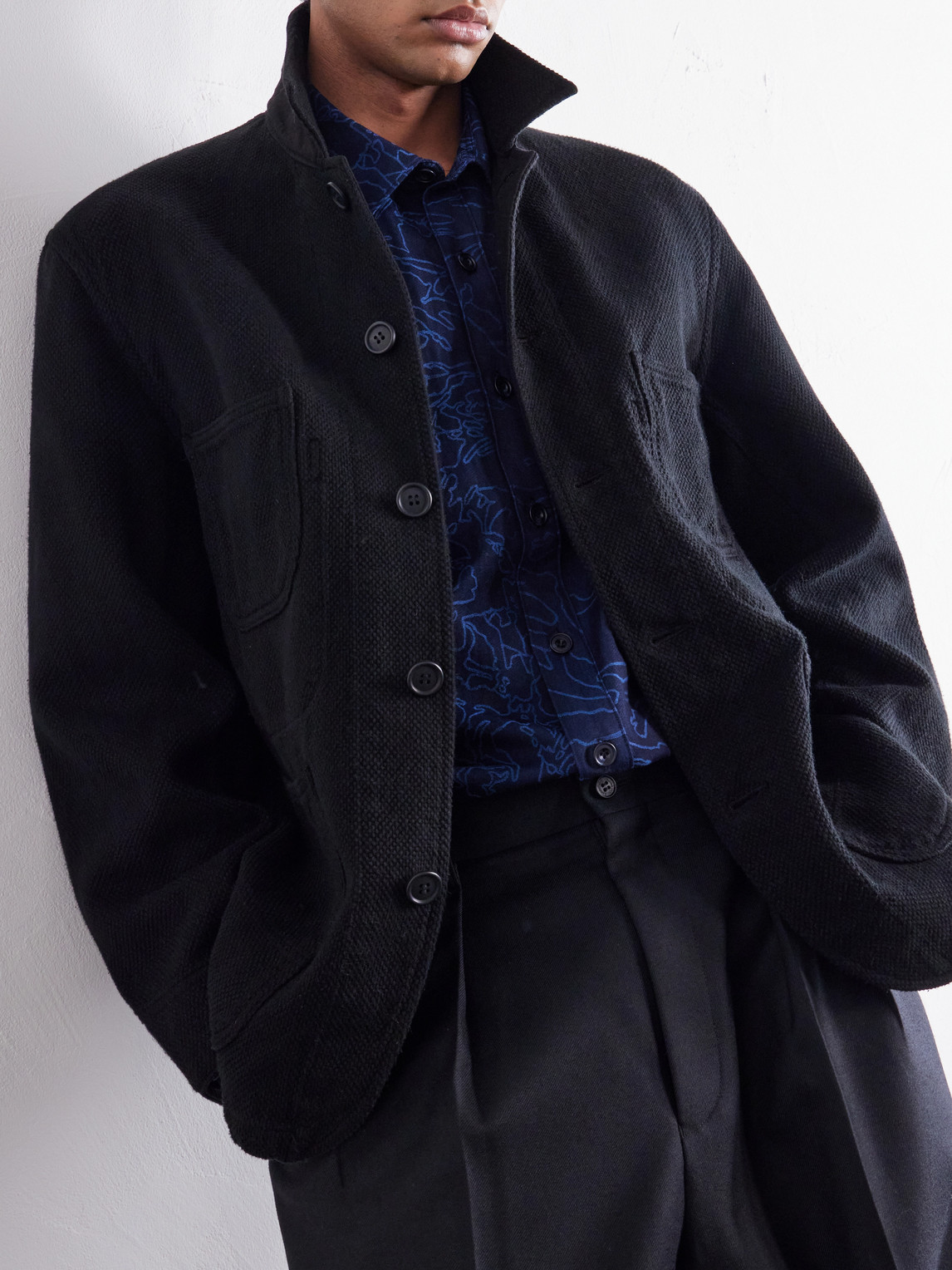 Coverall Cotton-Sashiko Jacket