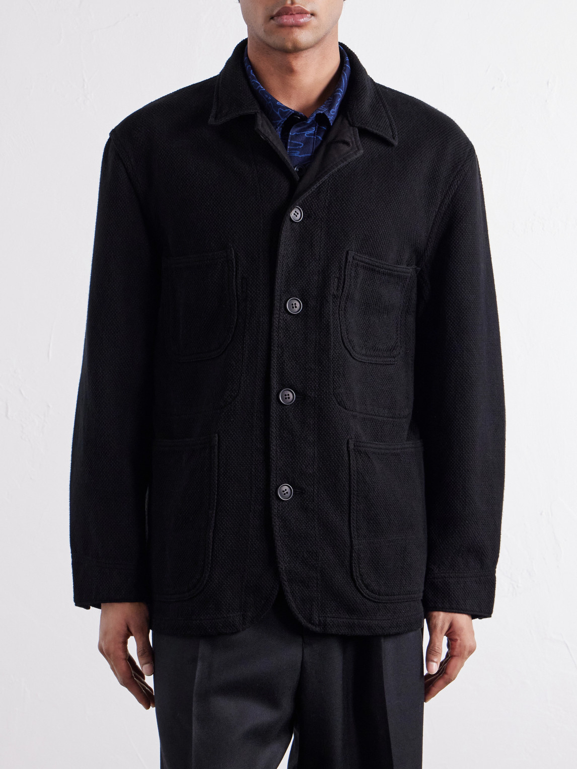 Coverall Cotton-Sashiko Jacket