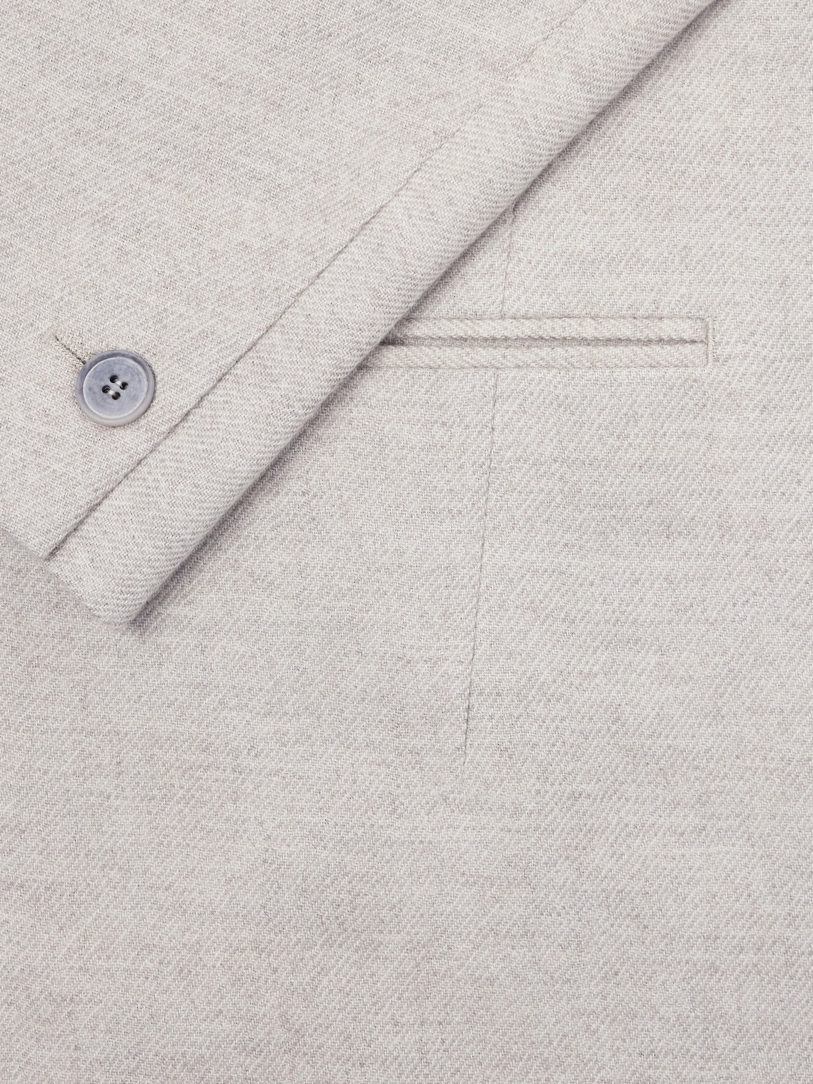 Shawl-Collar Wool, Cotton And Yak-Blend Twill Suit Jacket