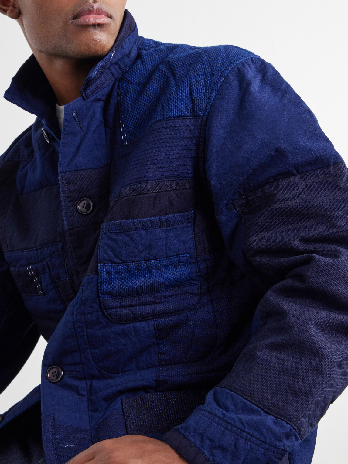 Nenrin Patchwork Cotton Jacket