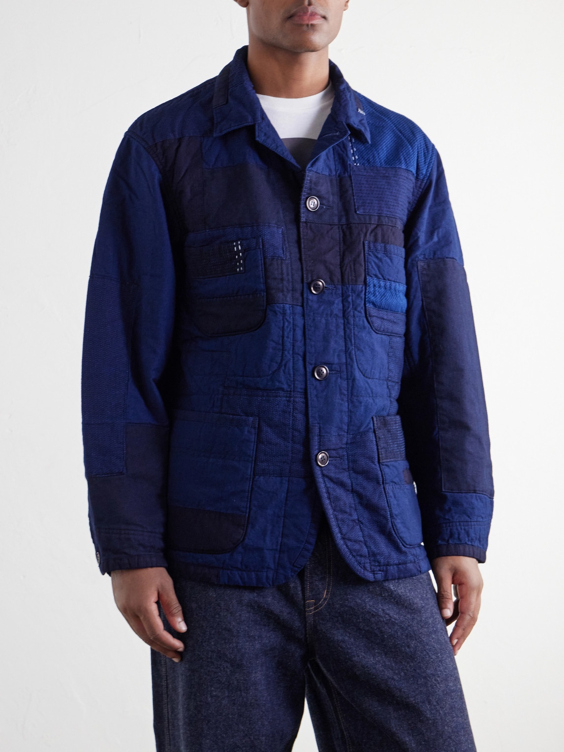 Nenrin Patchwork Cotton Jacket