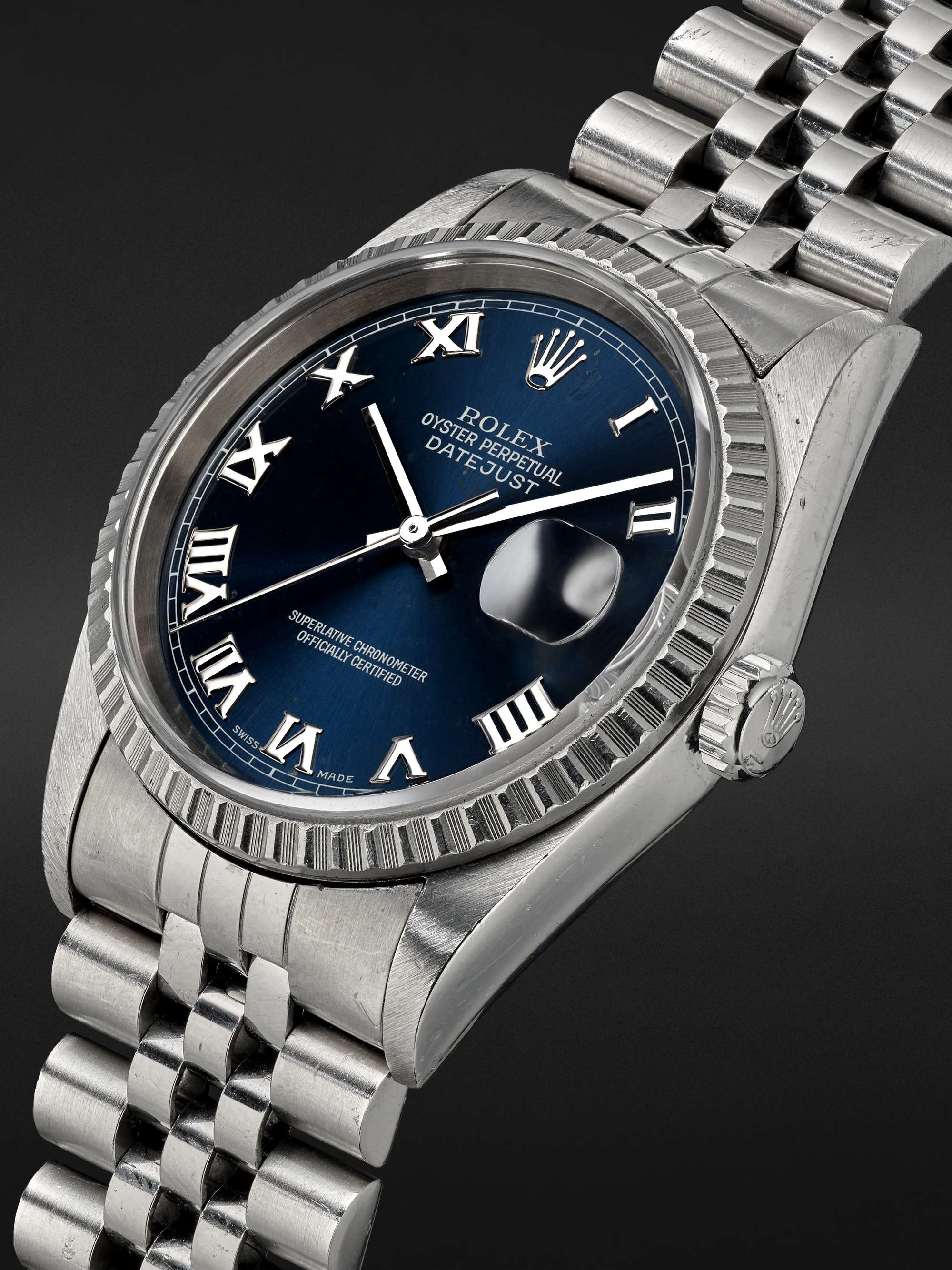 WIND VINTAGE + Rolex Vintage 1999 Datejust Automatic Stainless