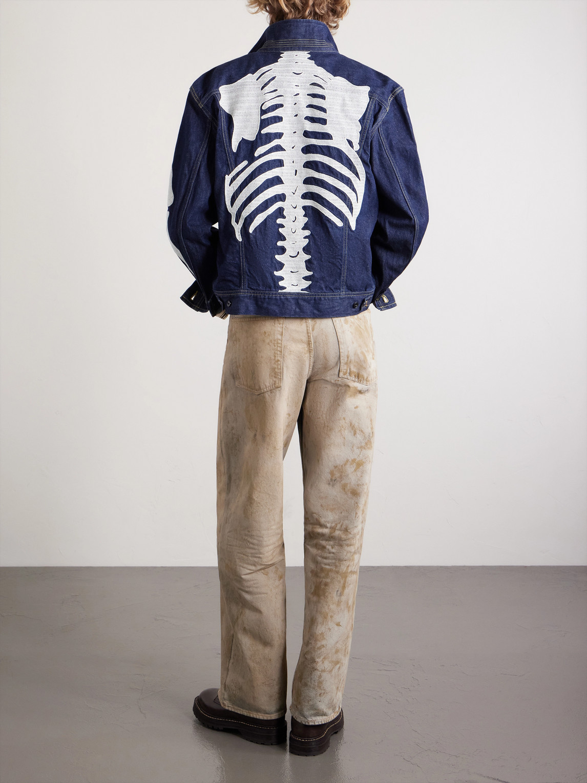 KAPITAL Embroidered Denim Jacket - Men | Thumbnail 4