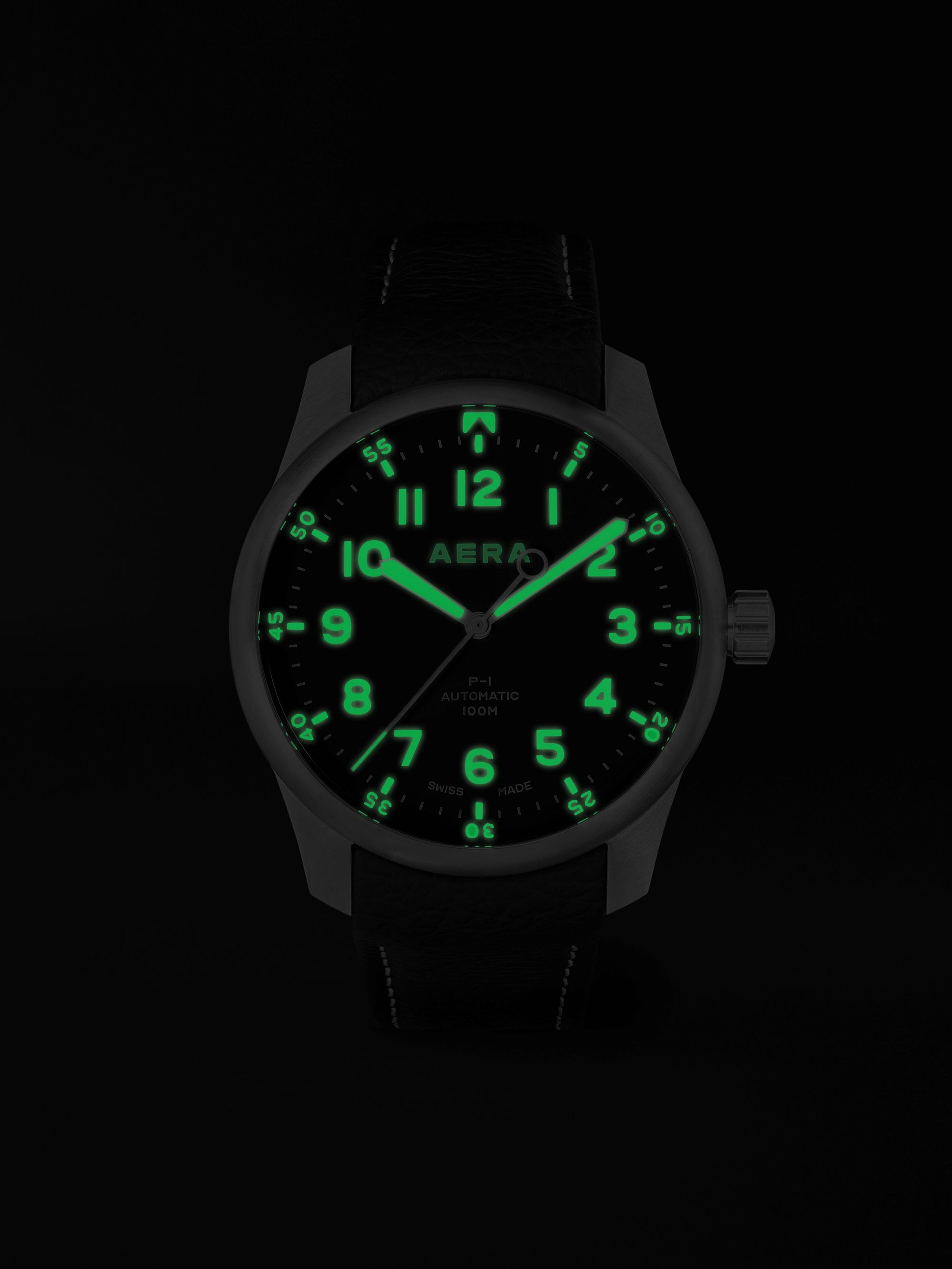 AERA P-1 Pilot Automatic Stainless Steel Watch for Men | MR PORTER