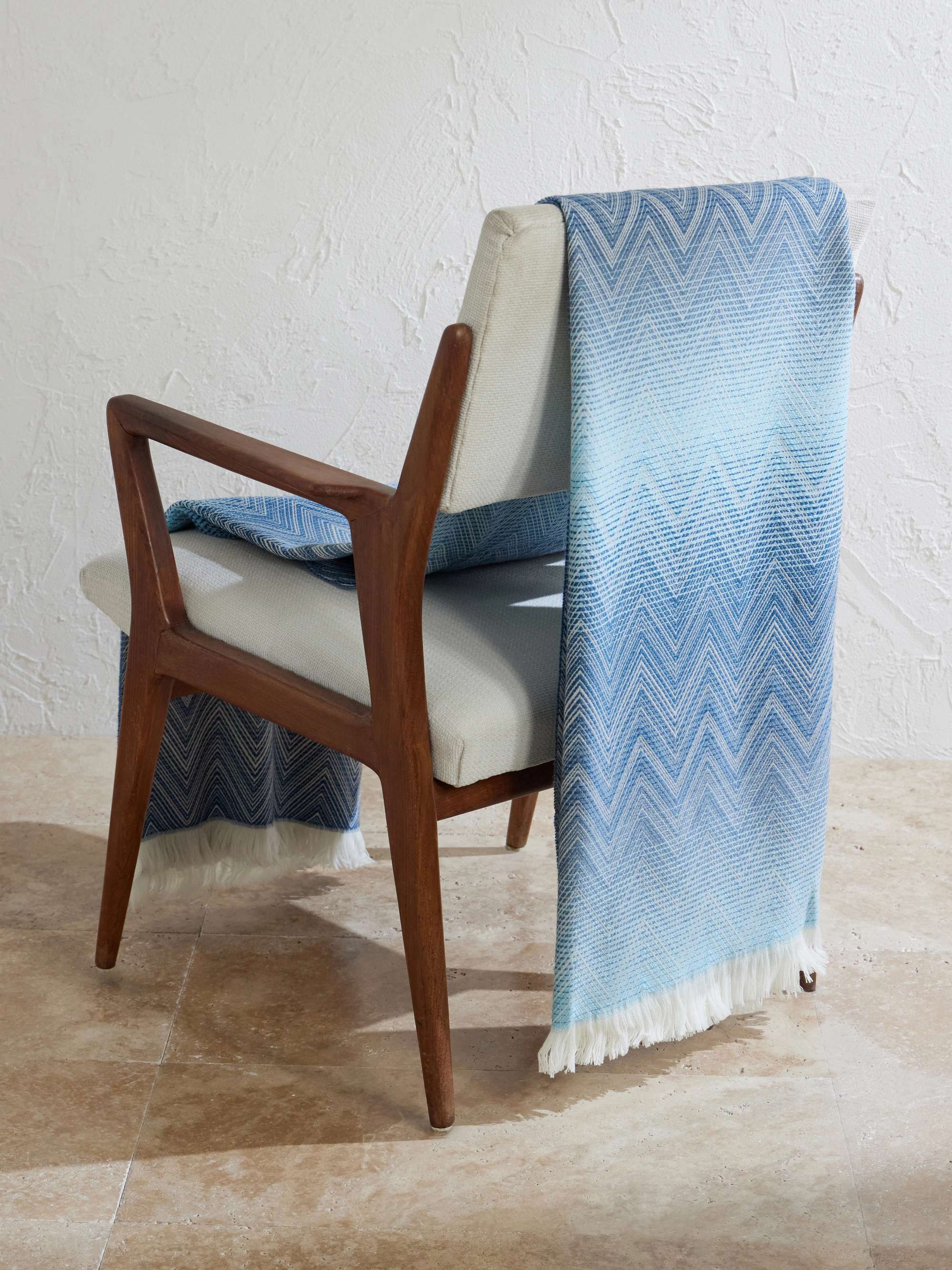 MISSONI HOME Timmy Fringed Wool Throw