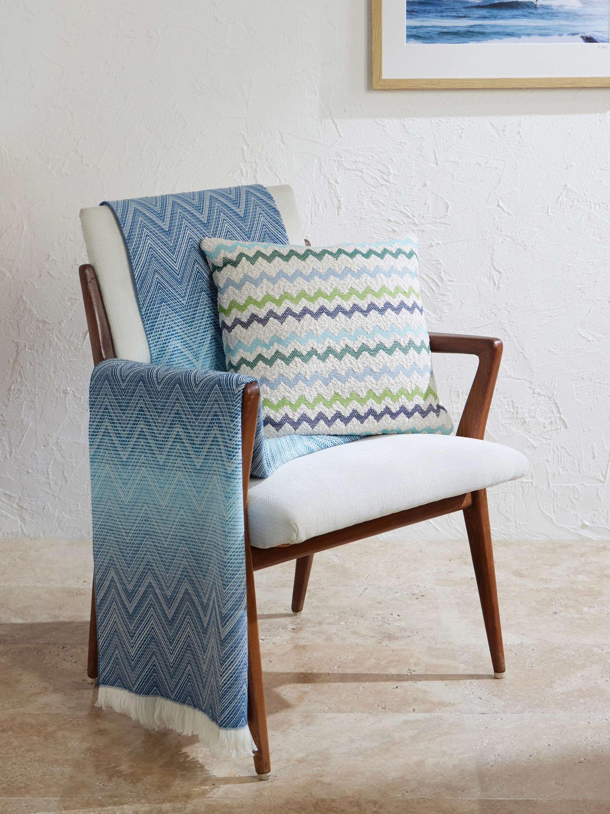 MISSONI HOME Timmy Fringed Wool Throw