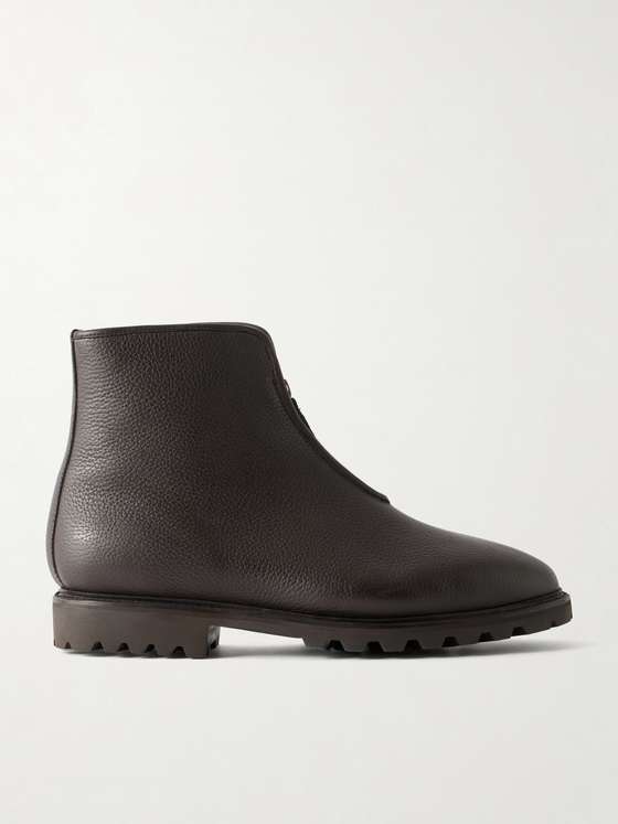 Morjas Alpine Shearling-Lined Leather Chelsea Boots