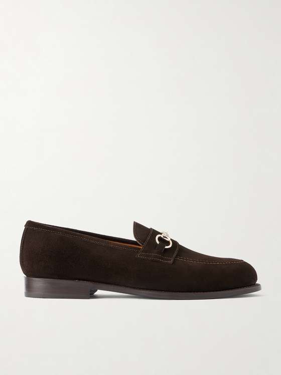 Morjas The Horsebit Suede Loafers