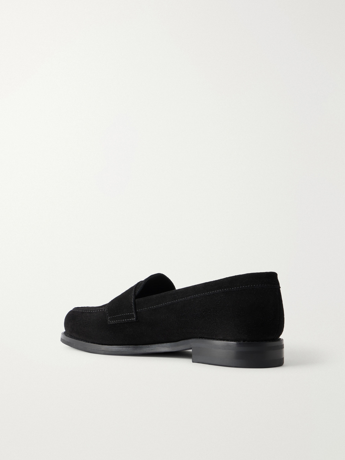 The Ivy Suede Penny Loafers