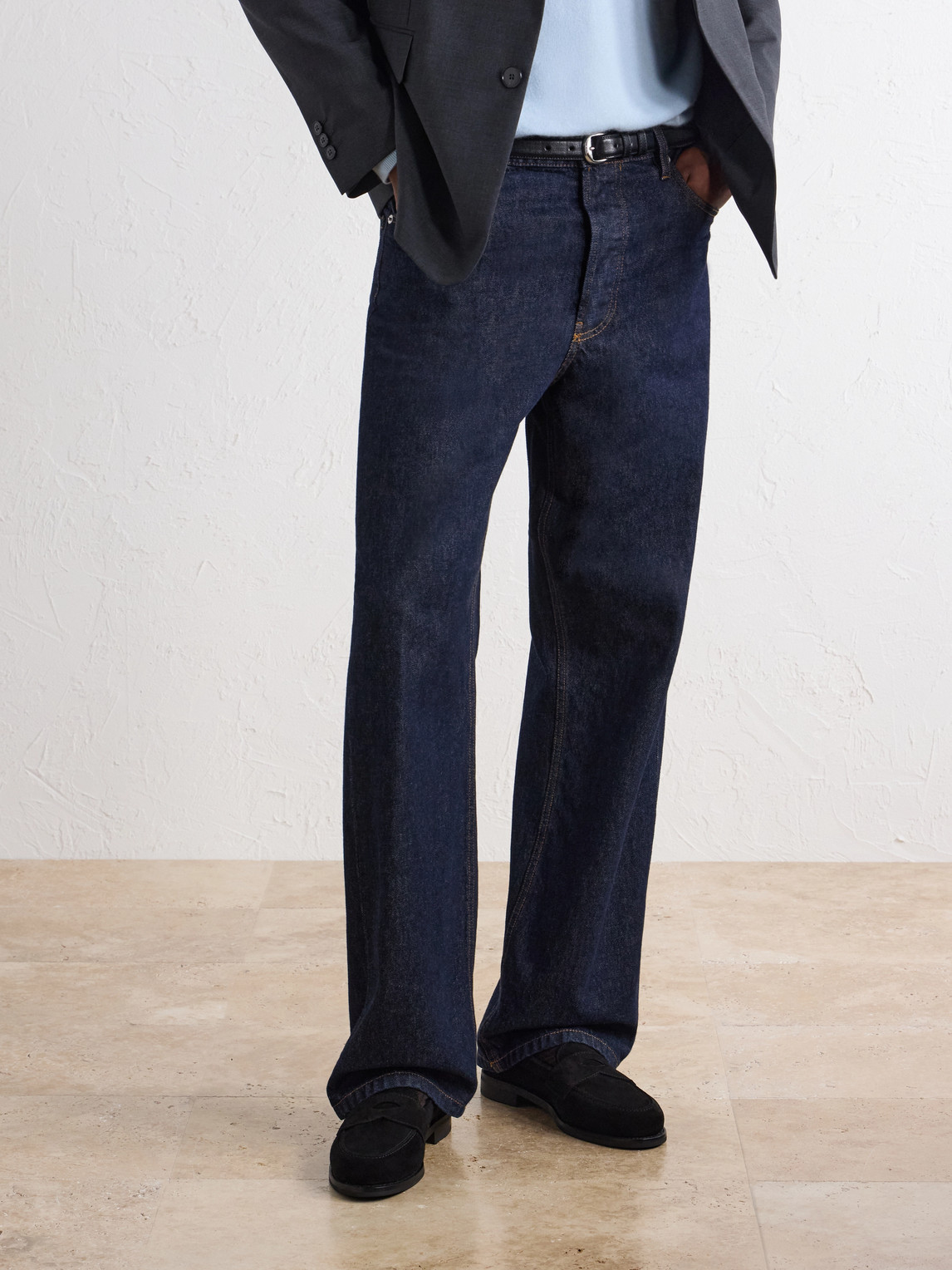 The Ivy Suede Penny Loafers