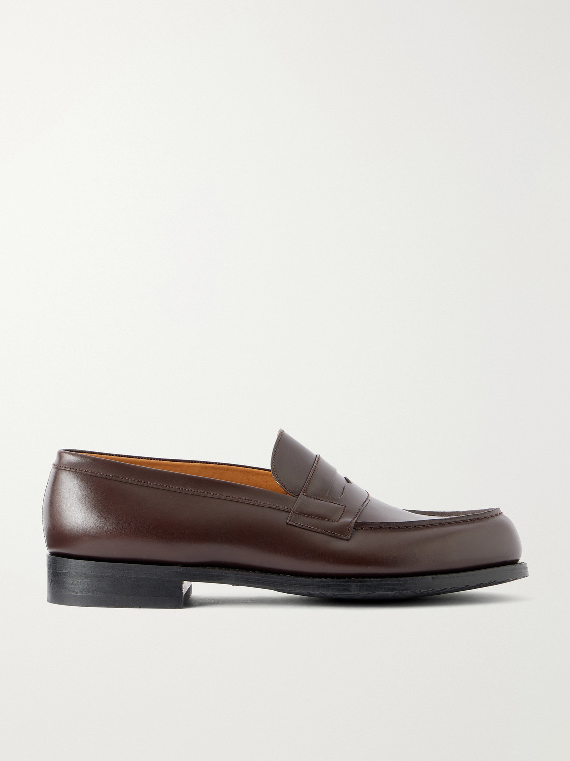 Jm Weston 180 Leather Penny Loafers In Brown