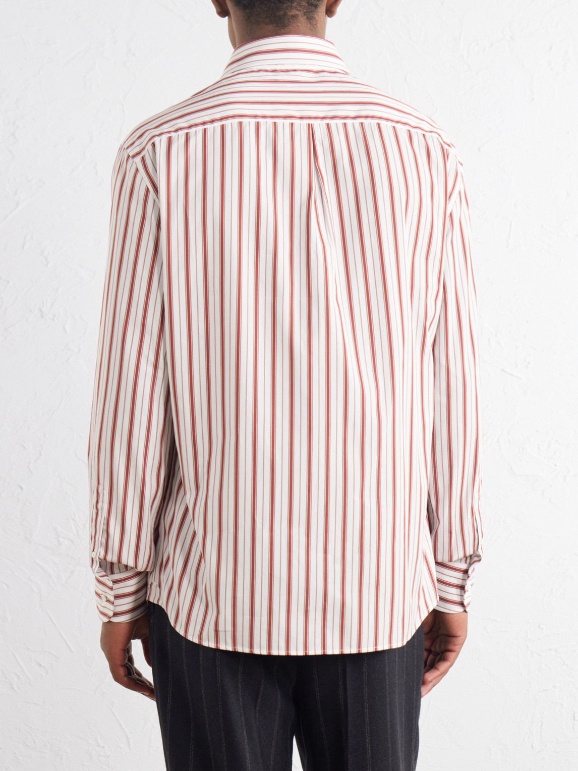 Striped Cotton-Poplin Shirt
