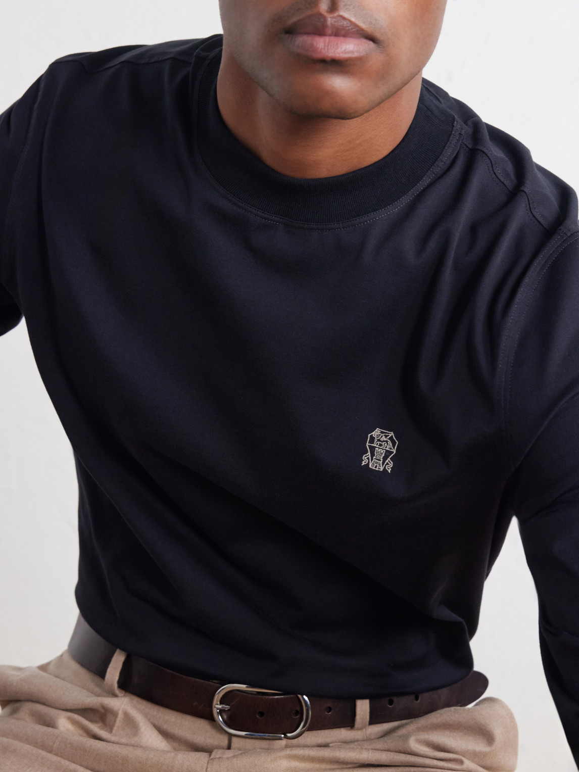 Logo-Embroidered Cotton-Jersey T-Shirt