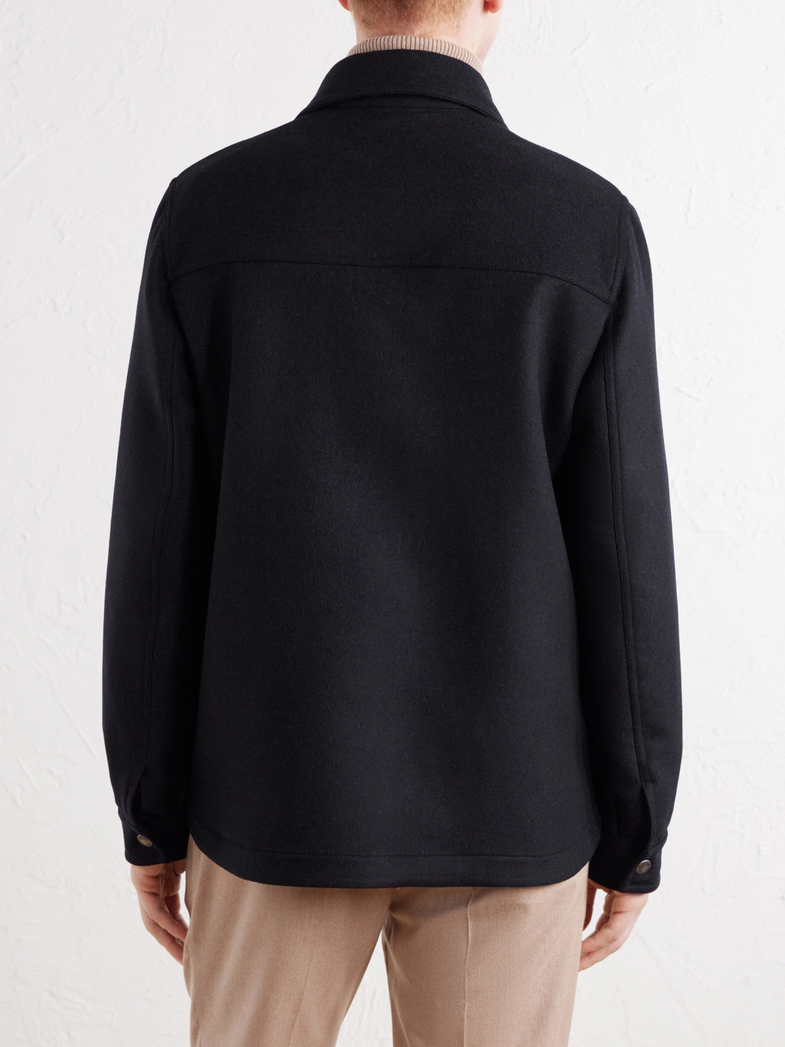 Wool-Felt Overshirt