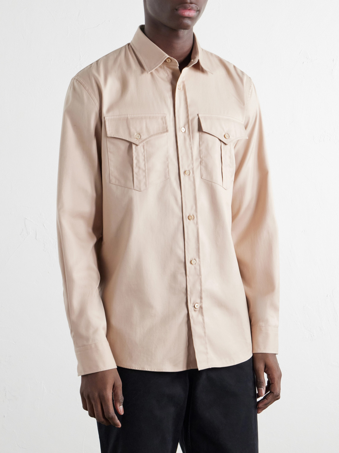 Cotton-Poplin Shirt