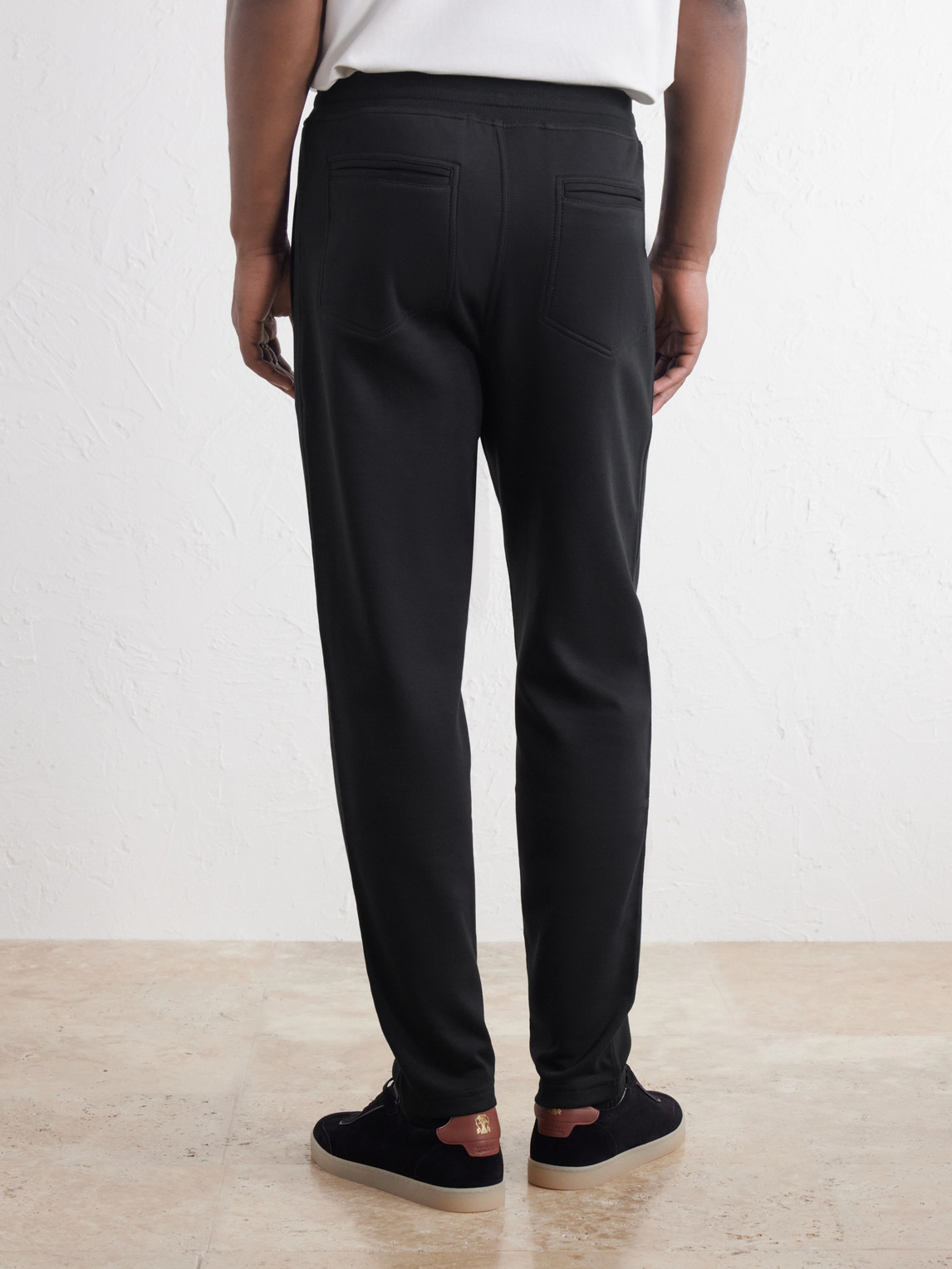 Tapered Cotton-Stretch Jersey Drawstring Sweatpants