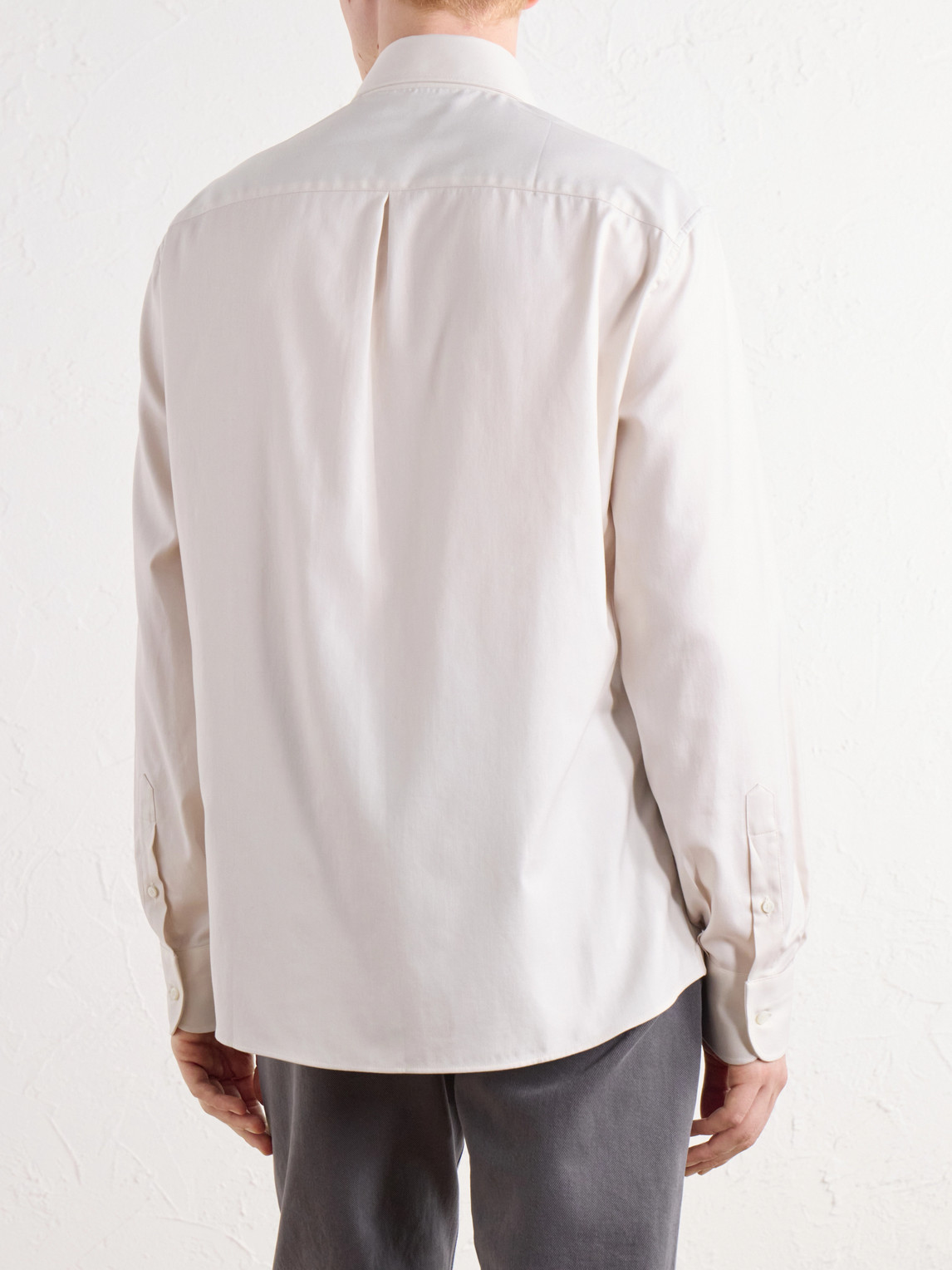Button-Down Cotton-Poplin Shirt