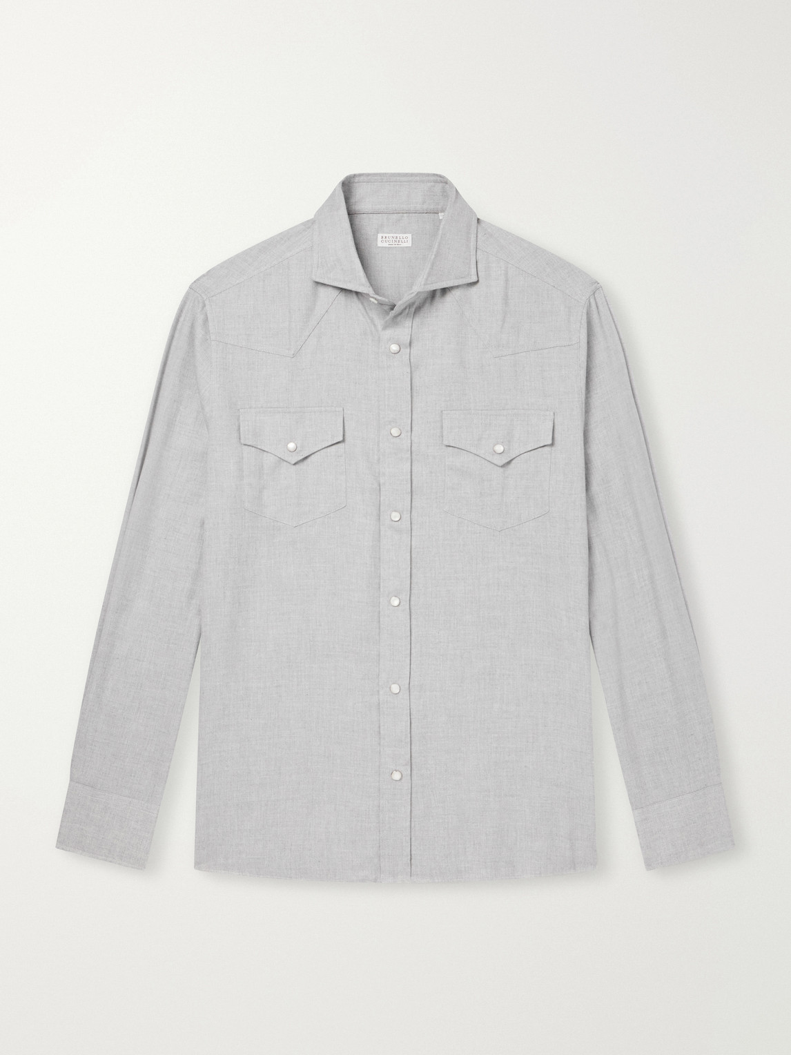 Cotton-Flannel Western Shirt