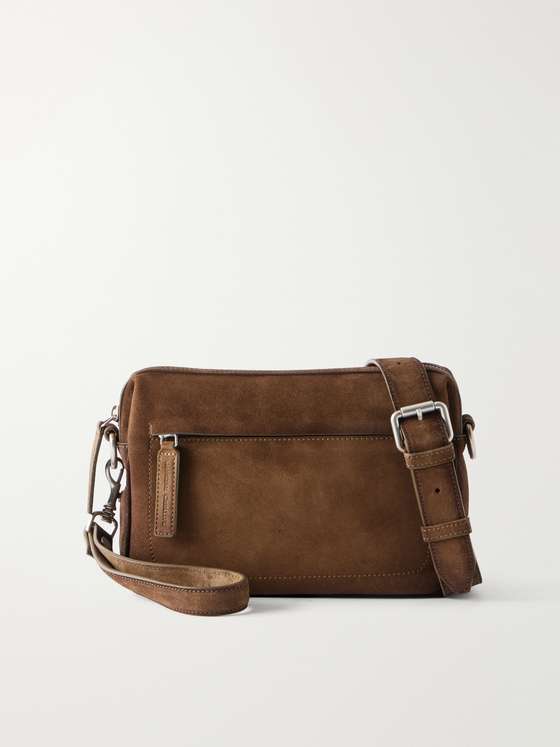Officinecreative Quentin 25 Suede Messenger Bag