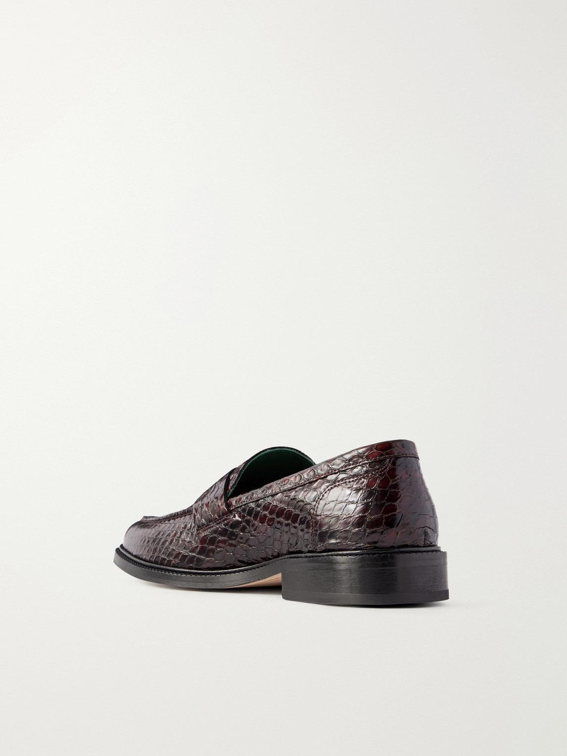 Townee Vale Snake-Effect Loafers