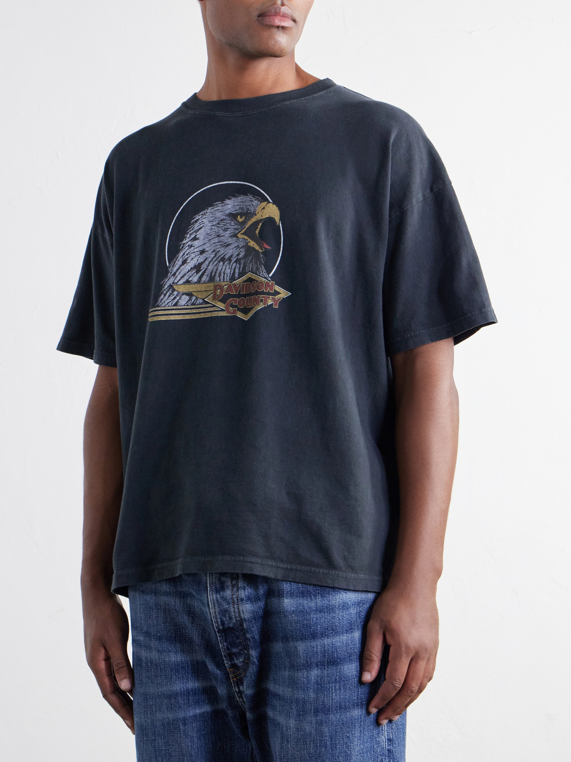 Davidson County Printed Cotton-Jersey T-Shirt