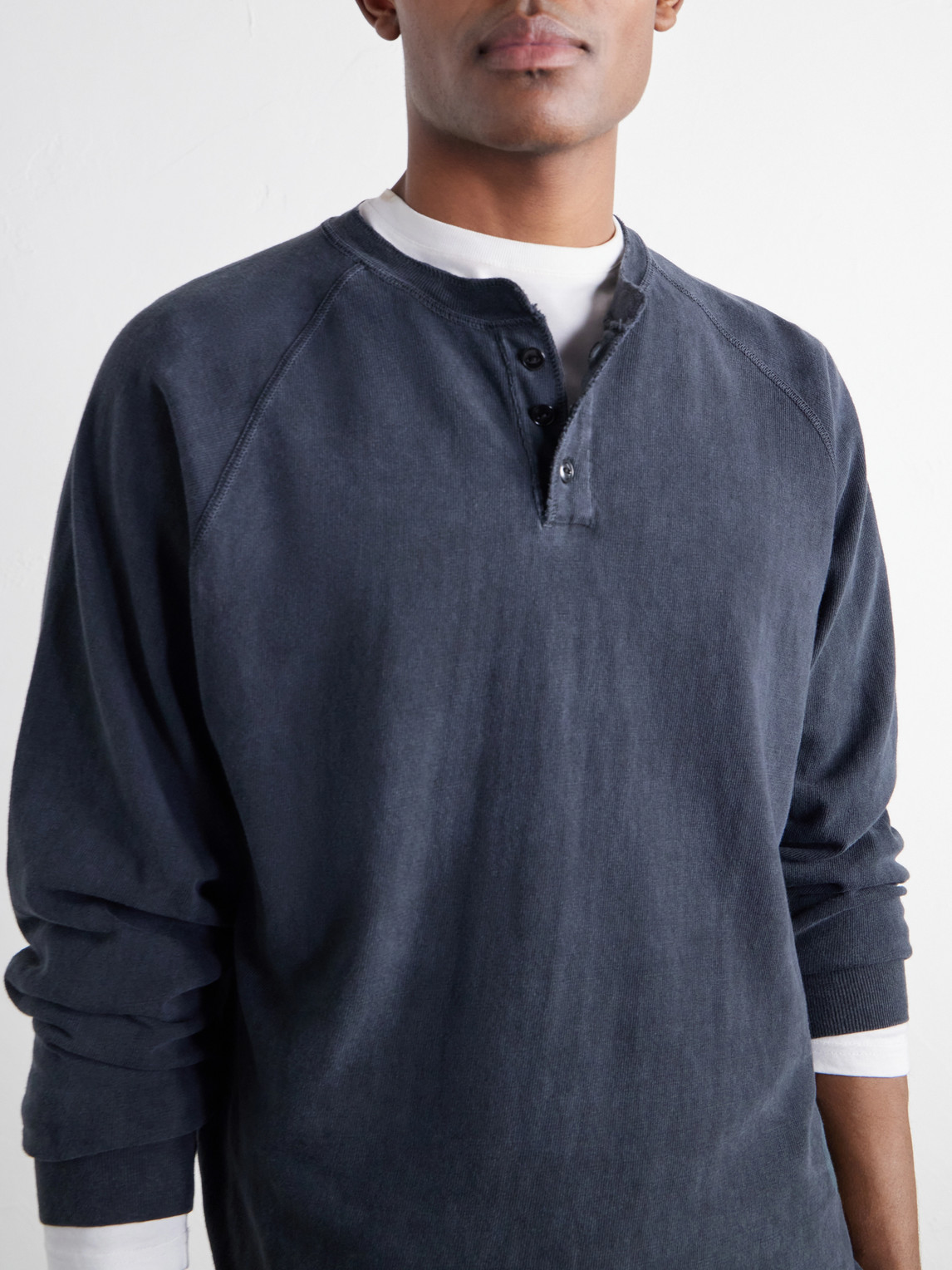 Distressed Cotton-Jersey T-Shirt