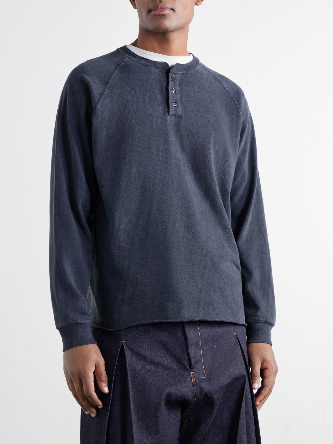 Distressed Cotton-Jersey T-Shirt