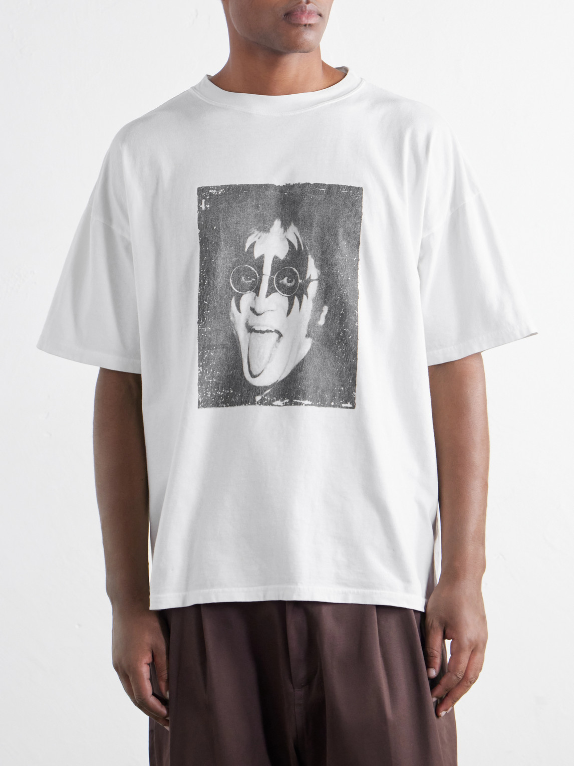 Who Are You Printed Cotton-Jersey T-Shirt