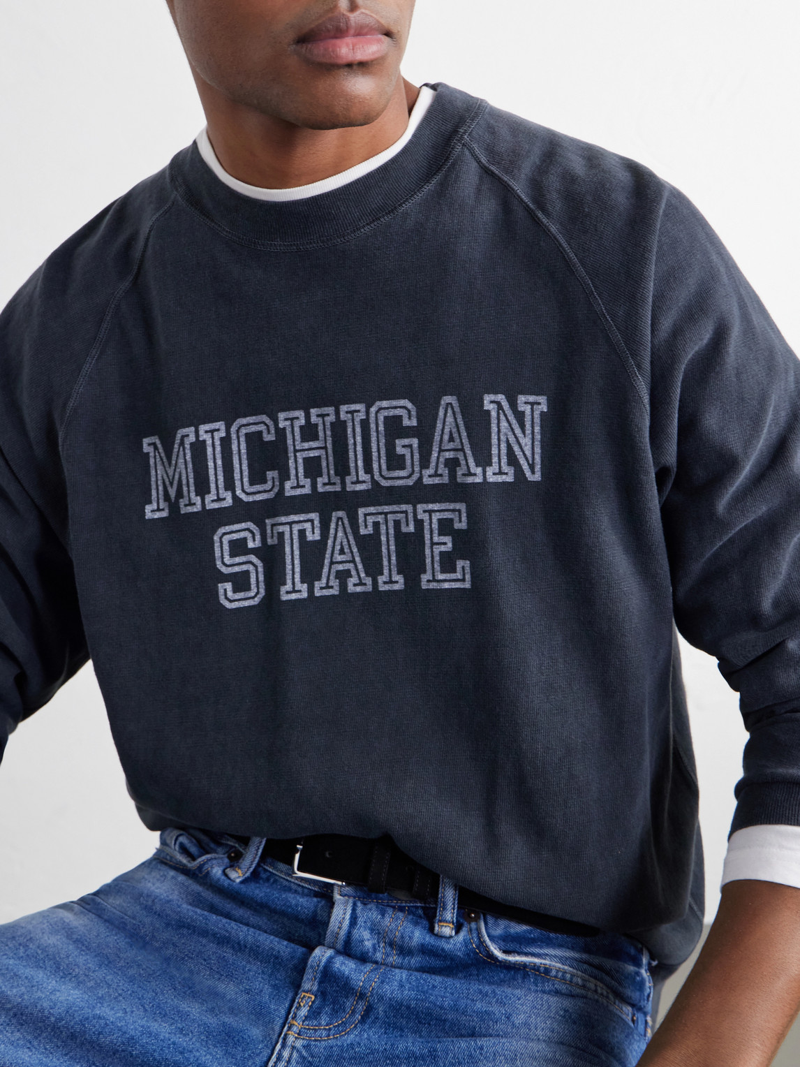 Michigan State Printed Cotton-Jersey T-Shirt