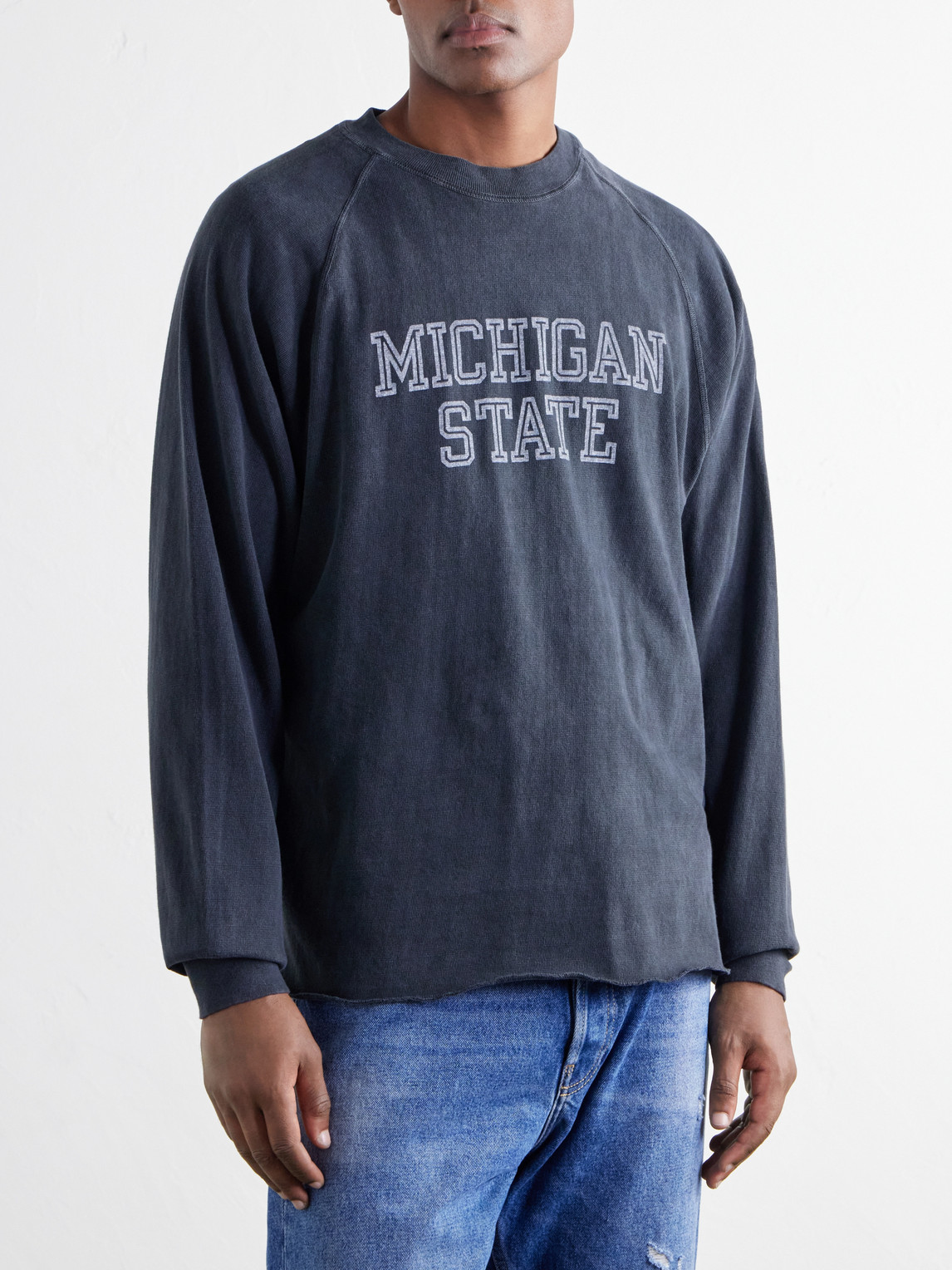 Michigan State Printed Cotton-Jersey T-Shirt