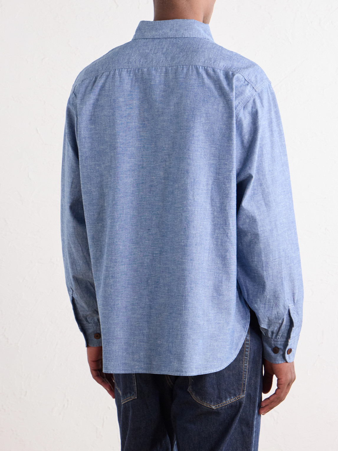 Briggs Cotton-Chambray Shirt