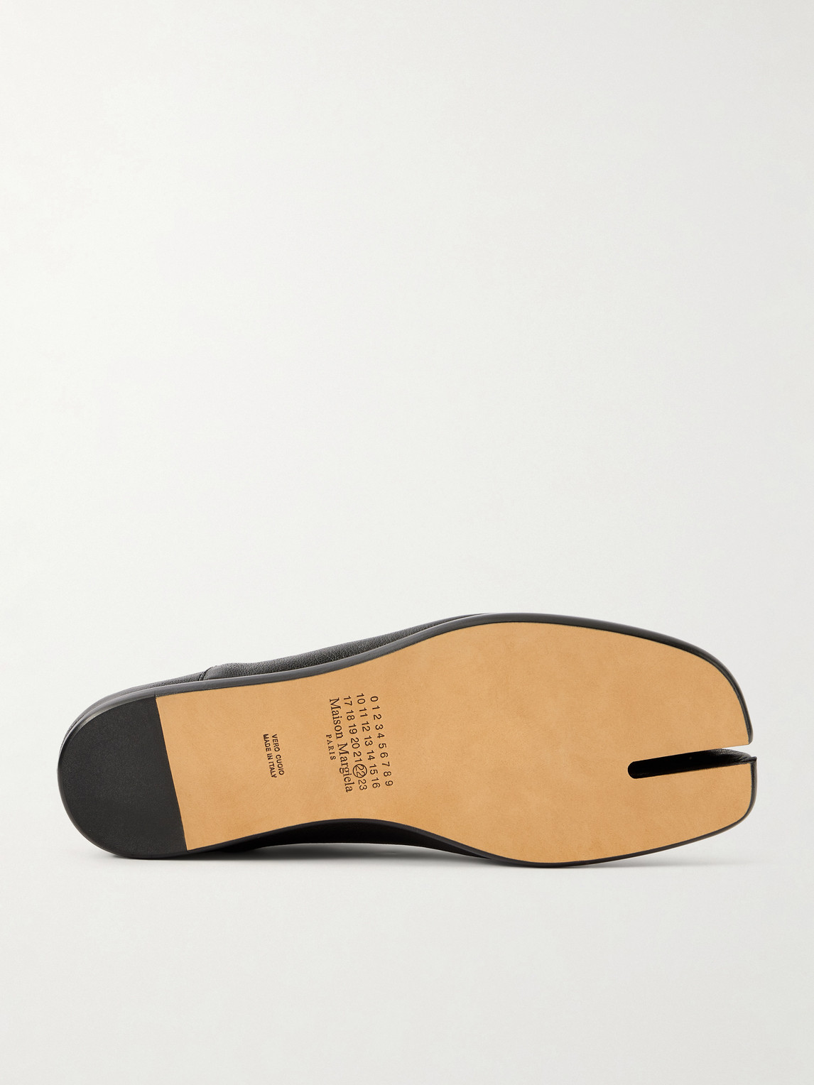 Tabi Babouche Split-Toe Leather Slip-Ons