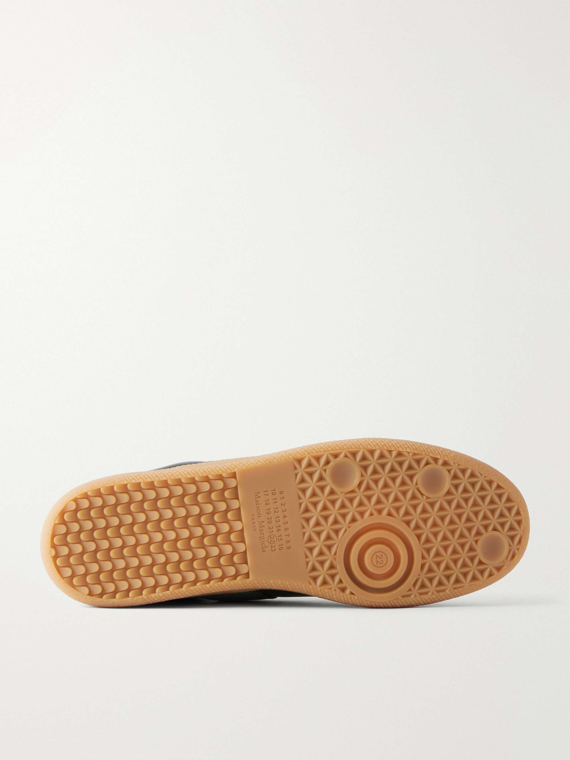 MAISON MARGIELA Replica Leather and Suede Sneakers