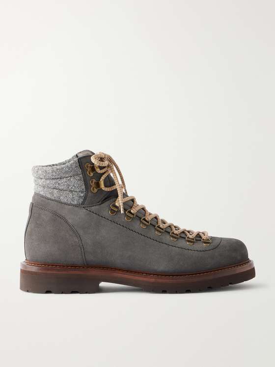 Brunellocucinelli Suede Hiking Boots