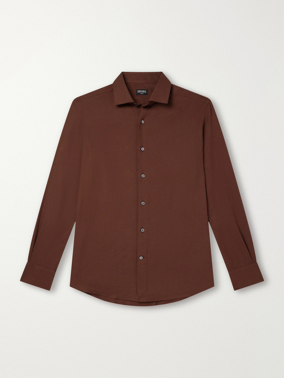 Cotton And Cashmere-Blend Twill Shirt