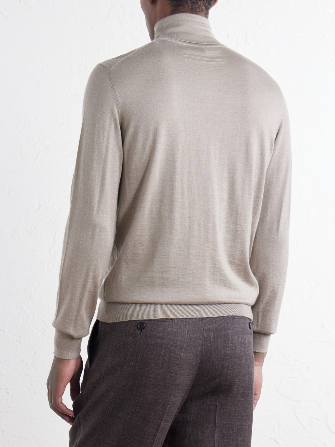 Cashmere And Silk-Blend Rollneck Sweater