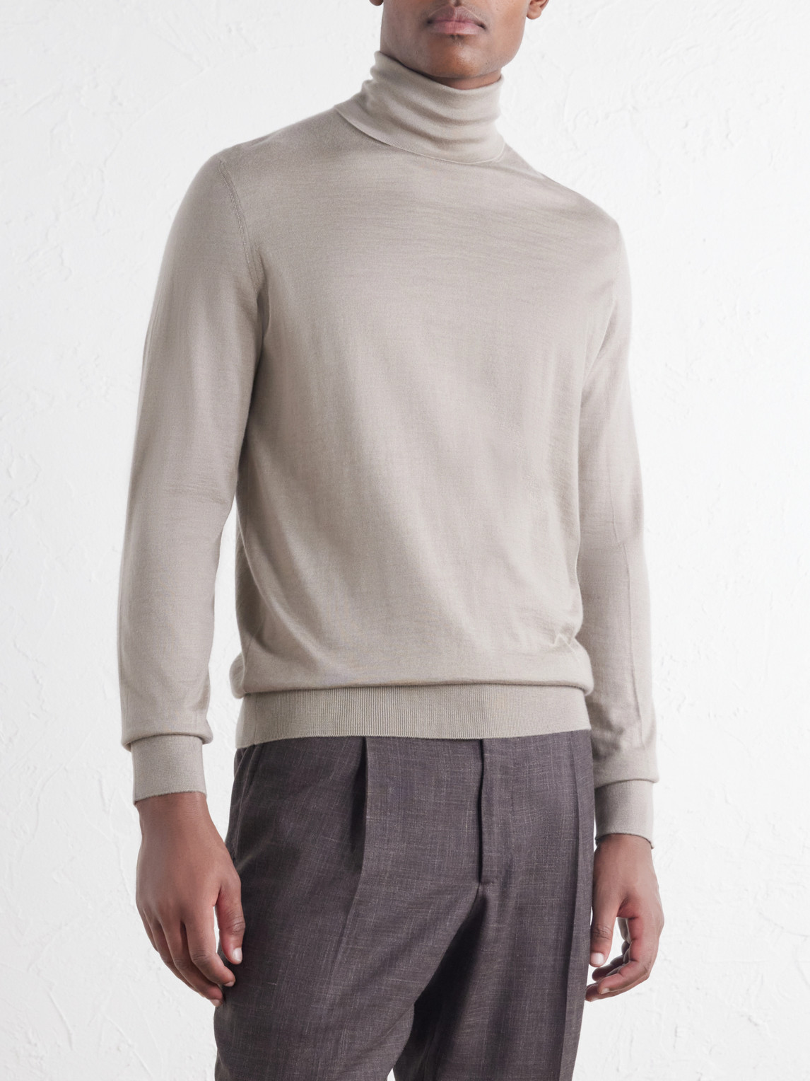 Cashmere And Silk-Blend Rollneck Sweater