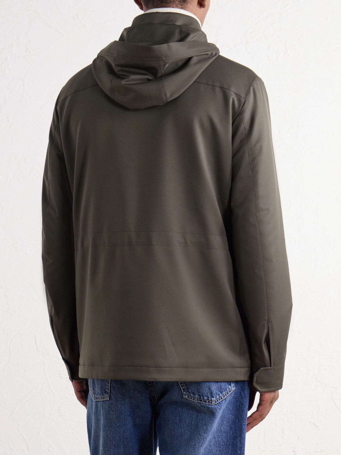 Hooded Twill Coat