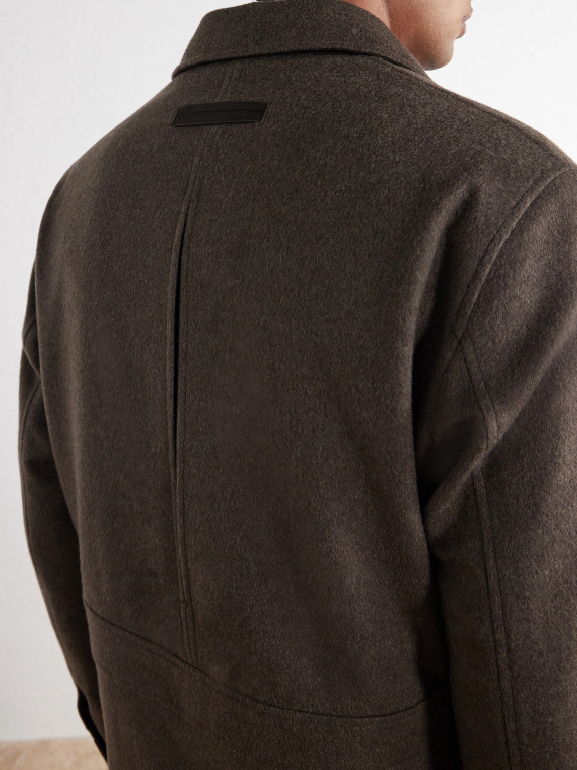 Oasi Herringbone Cashmere Coat