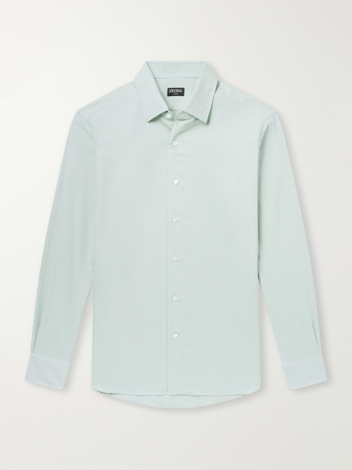 Cotton And Cashmere-Blend Oxford Shirt