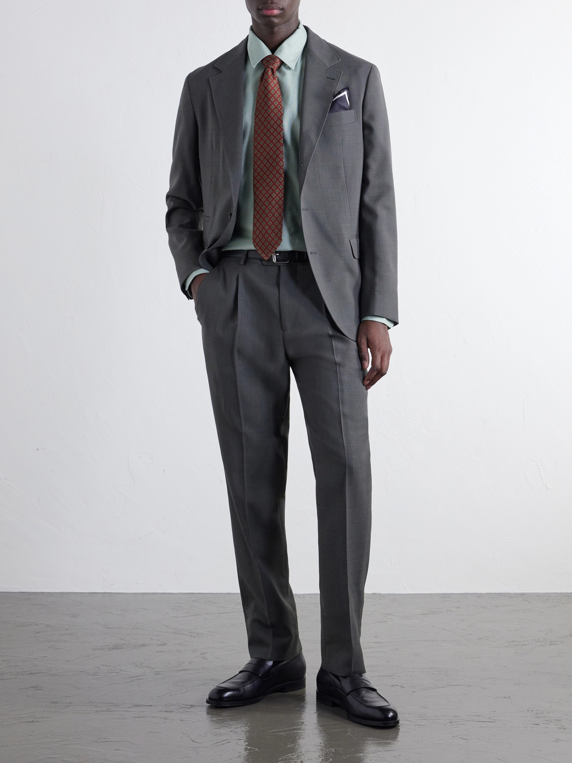 Cotton And Cashmere-Blend Oxford Shirt