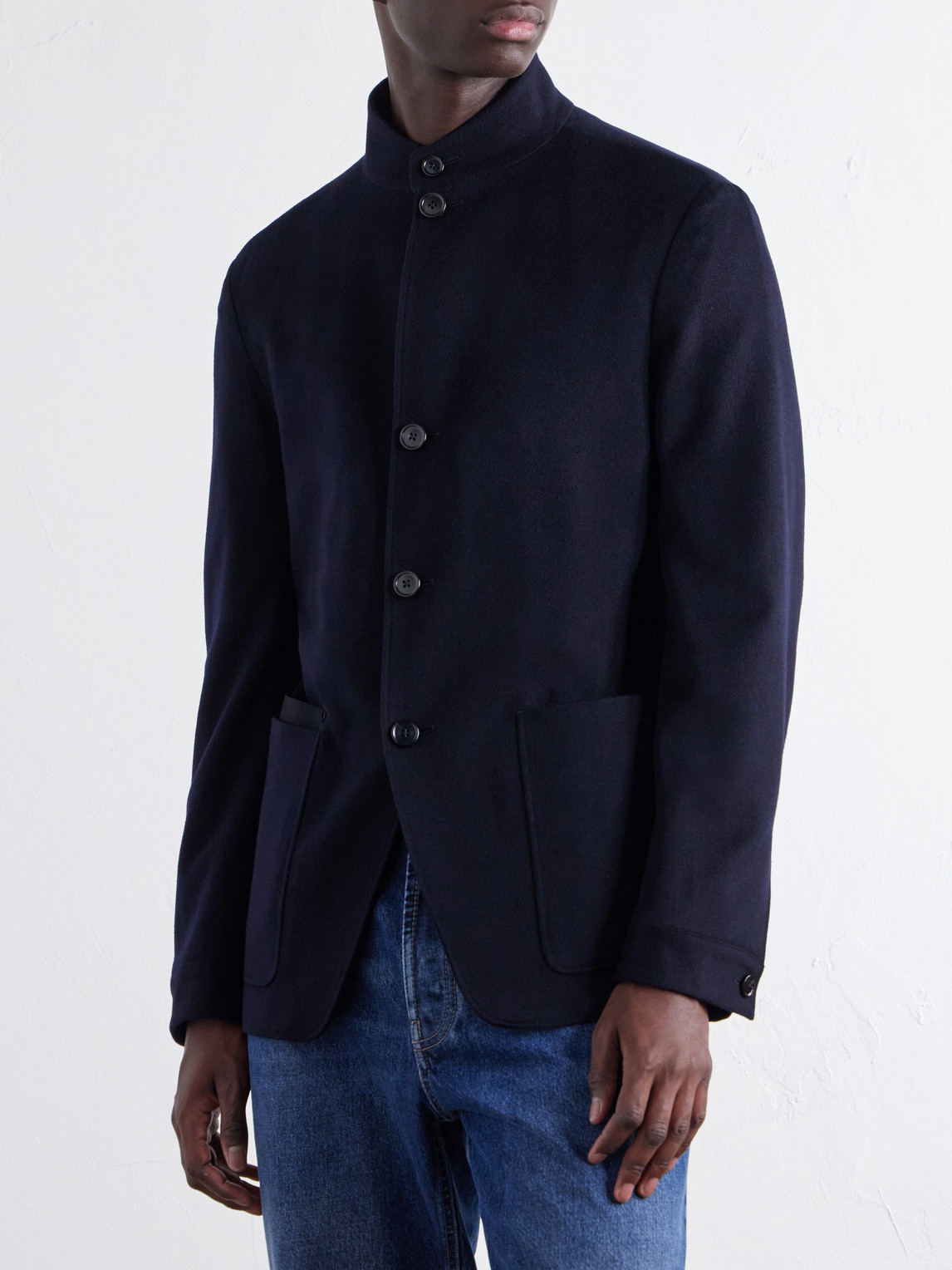 Il Conte Cashmere Brushed Coat