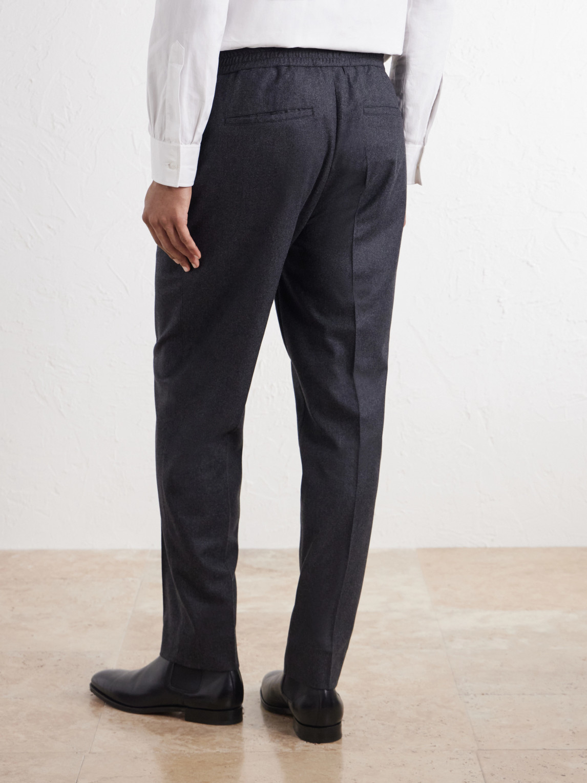 Straight-Leg Wool, Cashmere And Silk-Blend Trousers