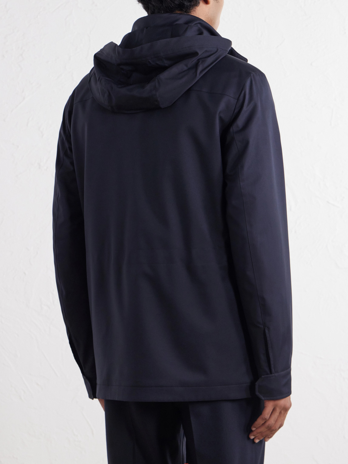 Hooded Twill Coat