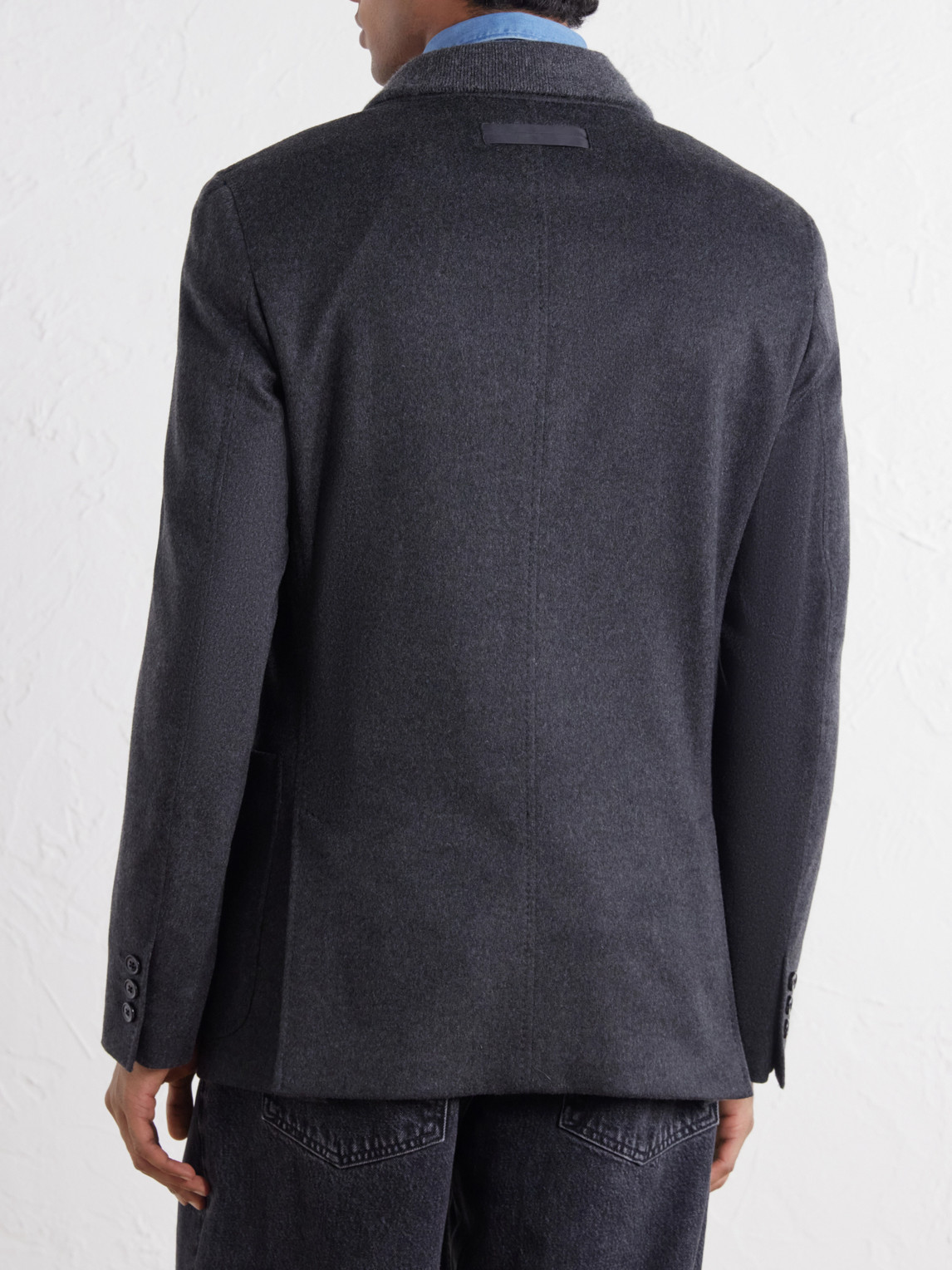 Oasi Cashmere Zip-Up Blazer