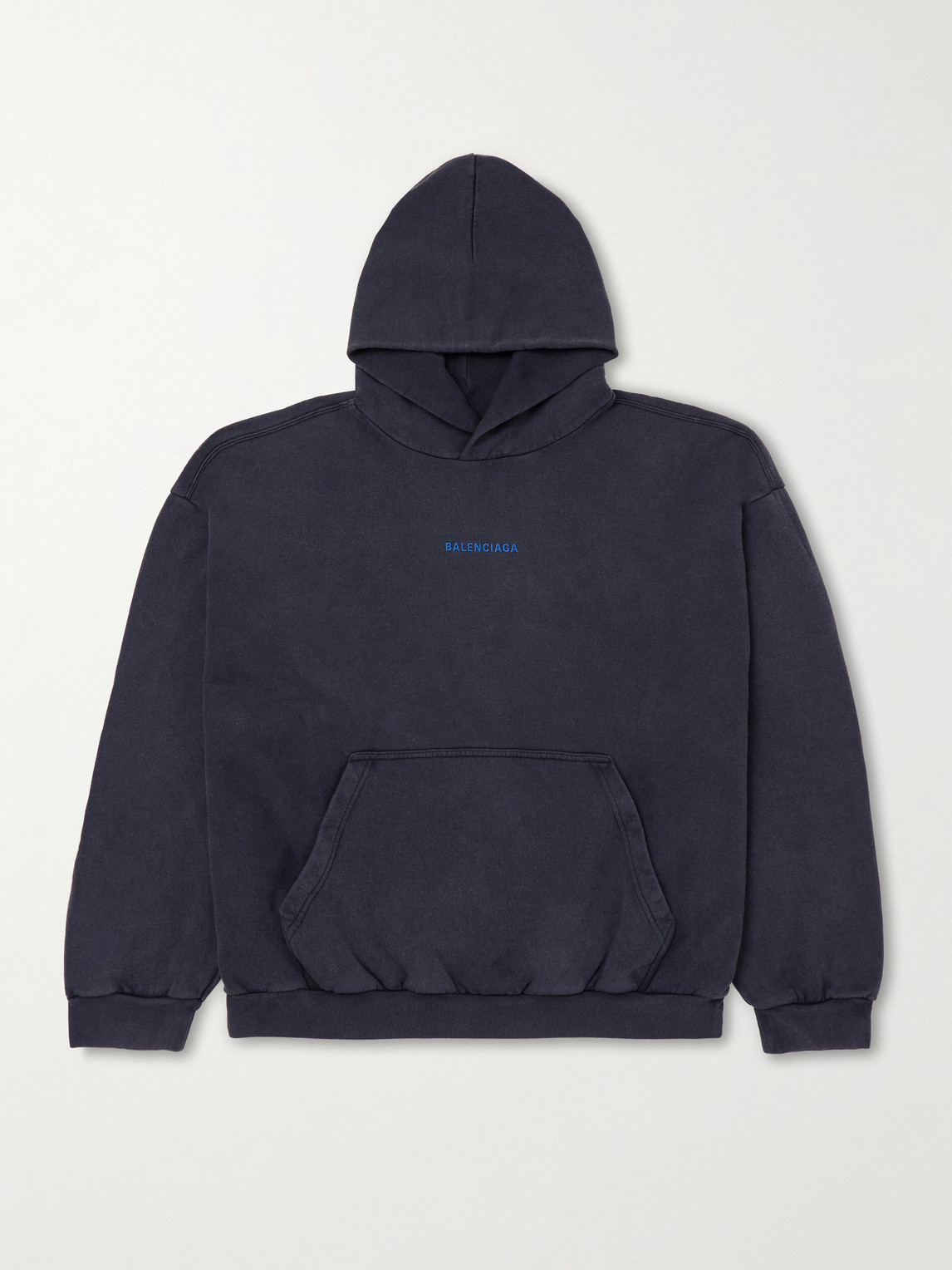 Logo-Embroidered Cotton-Jersey Hoodie