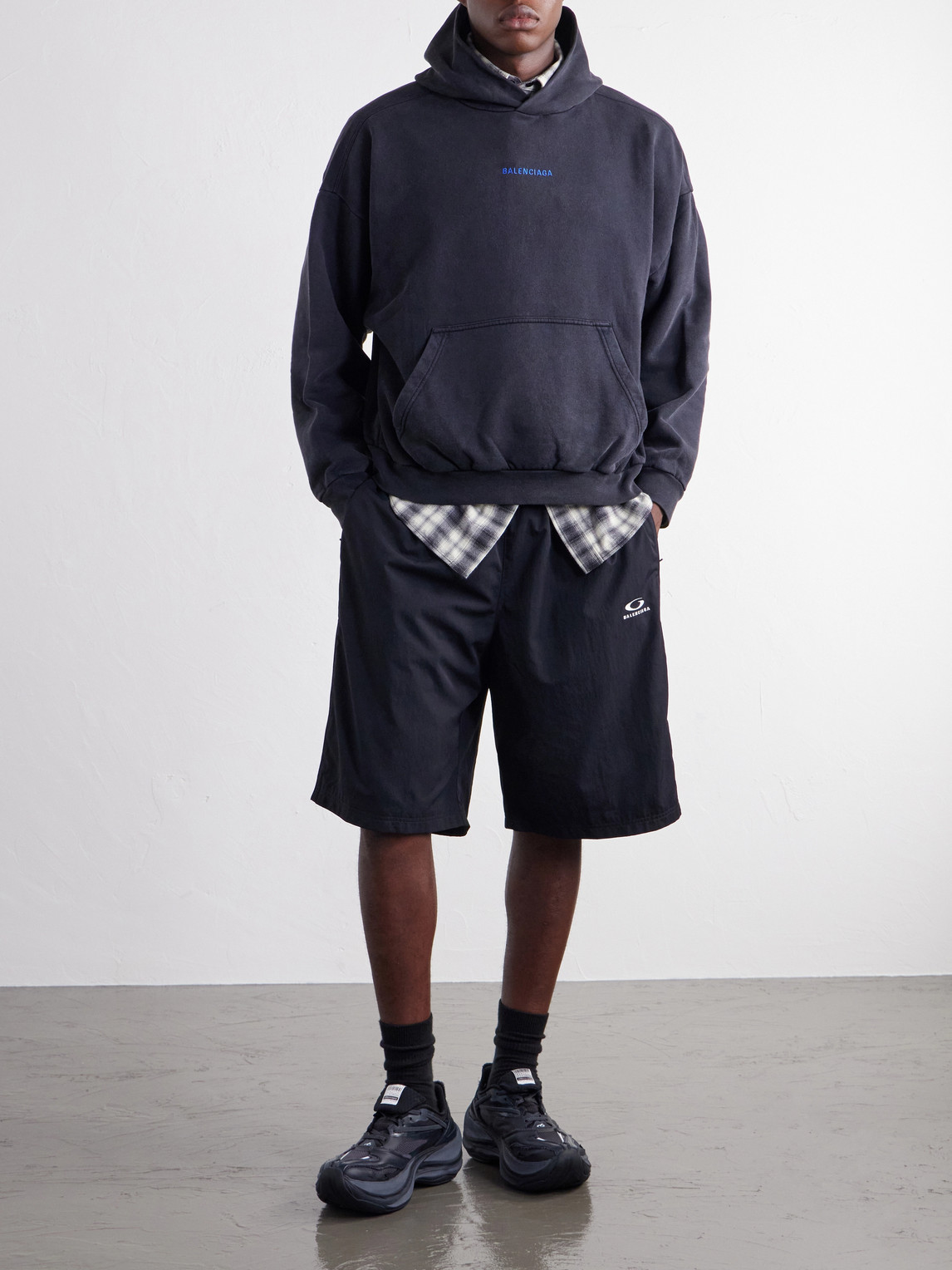 Logo-Embroidered Cotton-Jersey Hoodie