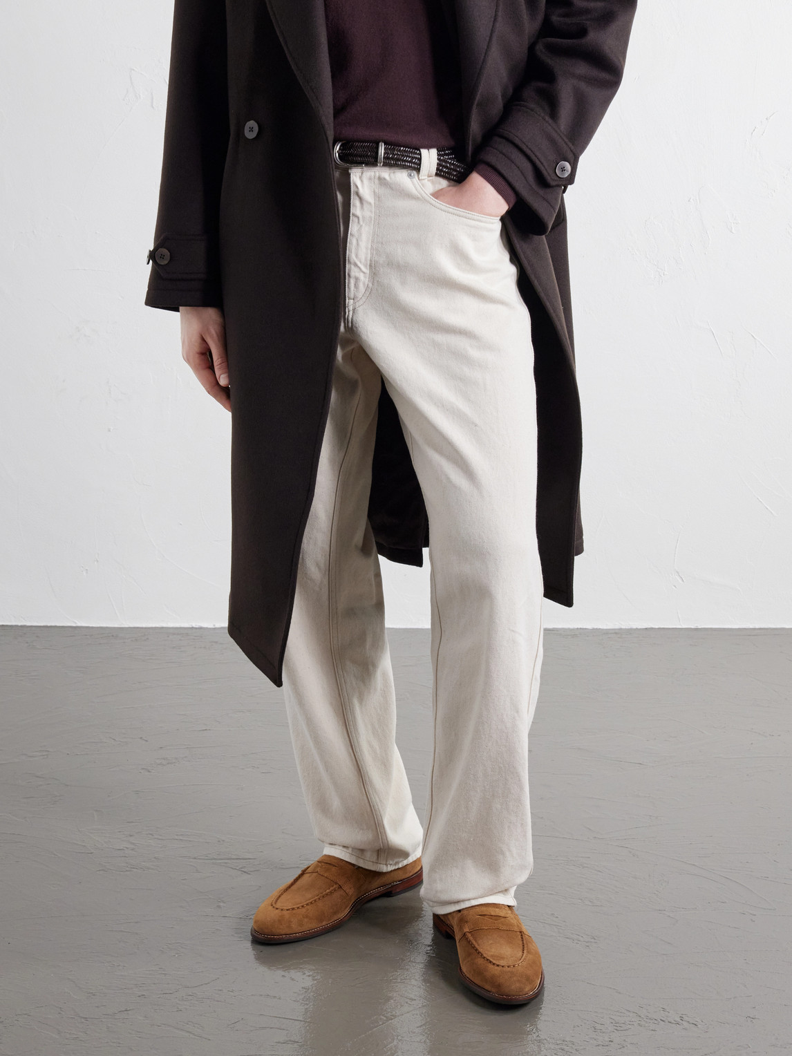 Lloyd Suede Penny Loafers