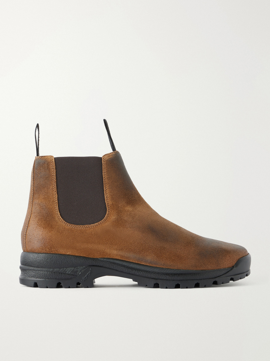 Grenson Sneaker 94 Vegetable-tanned Leather Chelsea Boots In Brown